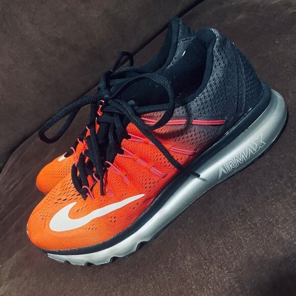 Mint Condition Nike Air Max 2016 OMBRE RED to ORANGE fade silver Mens 7 Wms 8.5 main image 8